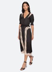 Sea New York Ethel Midi Dress - Black