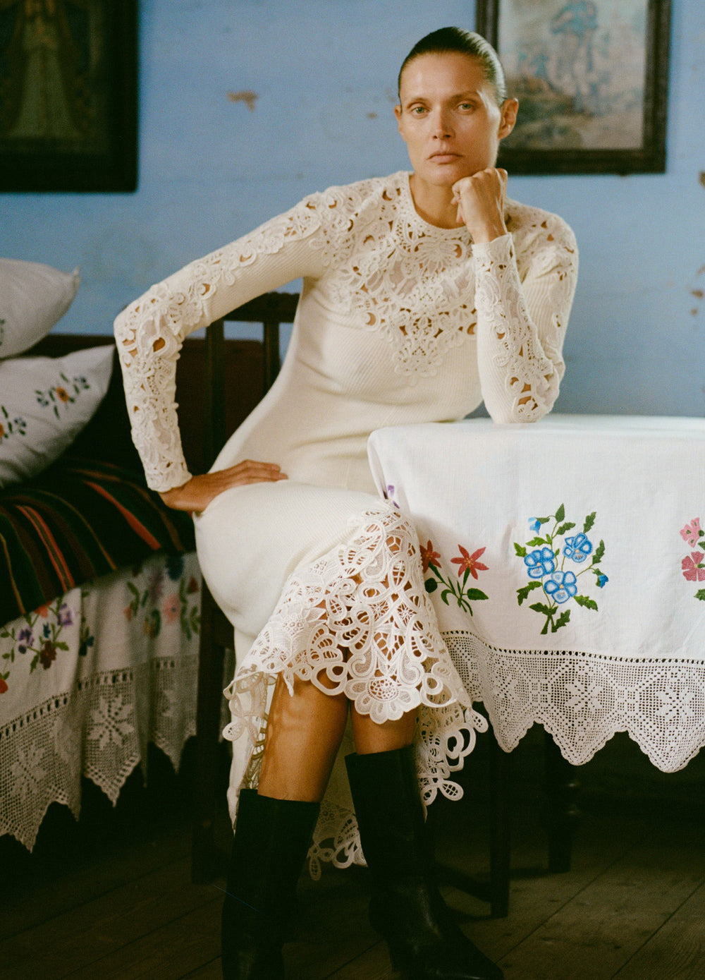 Sea New York Adelina L/S Dress - Cream