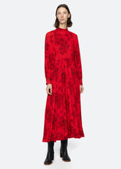 Sea New York Cornelia L/S Dress - Red