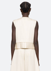 Sea New York Angelina Vest - Bone