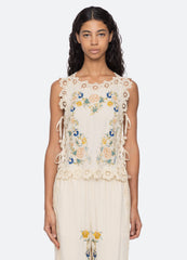 Sea New York Adonna Top - Cream