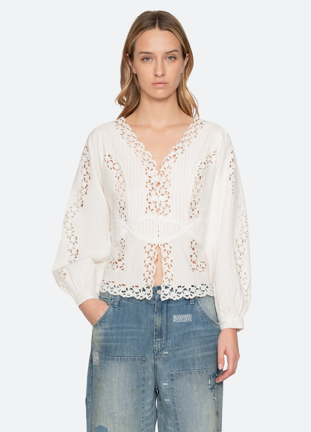 Sea New York Sofia Blouse - Cream