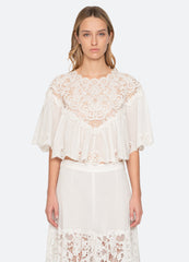 Sea New York Sofia Top - Cream