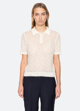 Sea New York Teagan S/S Sweater - Cream