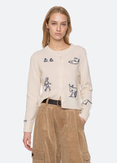Sea New York Demi Cardigan - Ivory