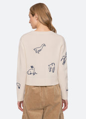 Sea New York Demi Cardigan - Ivory