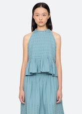 Sea New York Violet Tank - Blue