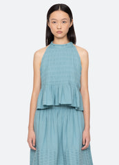 Sea New York Violet Tank - Blue
