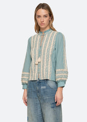 Sea New York Kirsten L/S Top - Sky