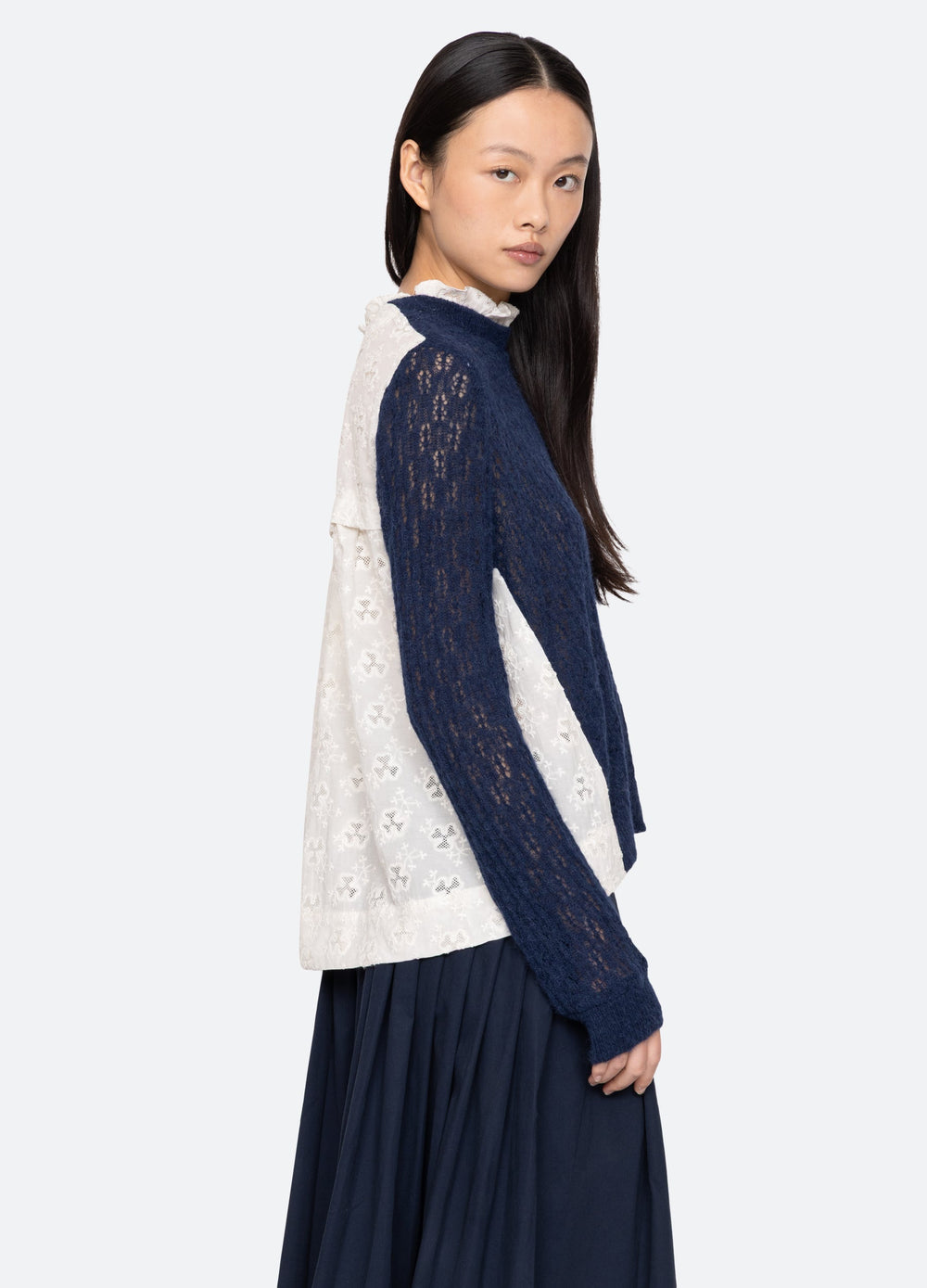 Sea New York Teagan Sweater - Navy