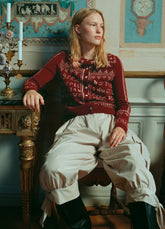 Sea New York Kit Cardigan - Burgundy