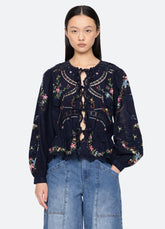 Sea New York Edwina L/S Top - Navy