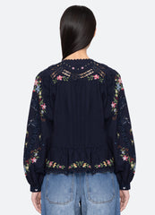 Sea New York Edwina L/S Top - Navy