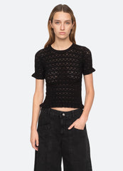 Sea New York Rue S/S Sweater - Black
