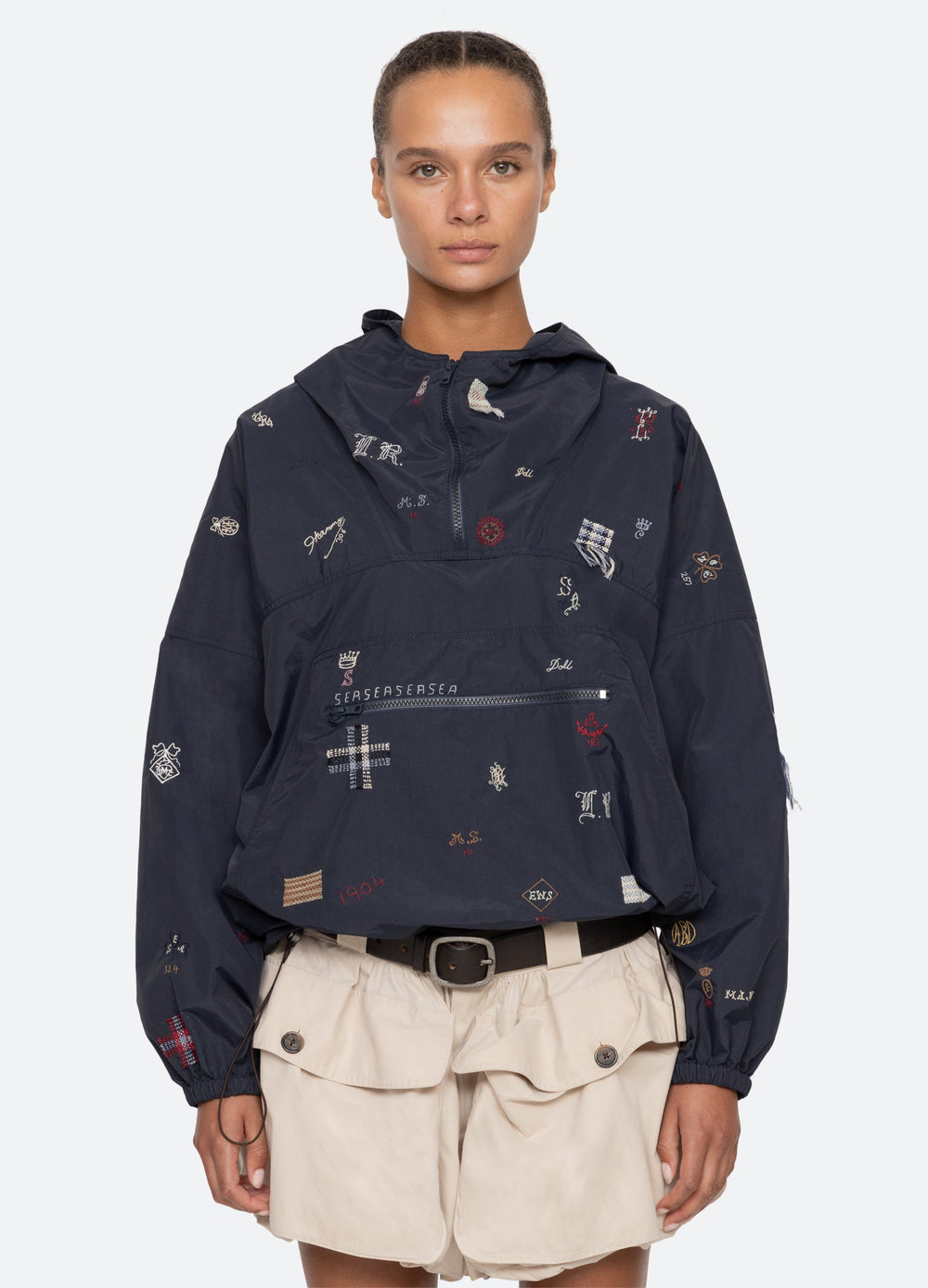 Sea New York Claira Windbreaker - Navy