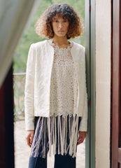 Sea New York Alina Emb Jacket - Cream