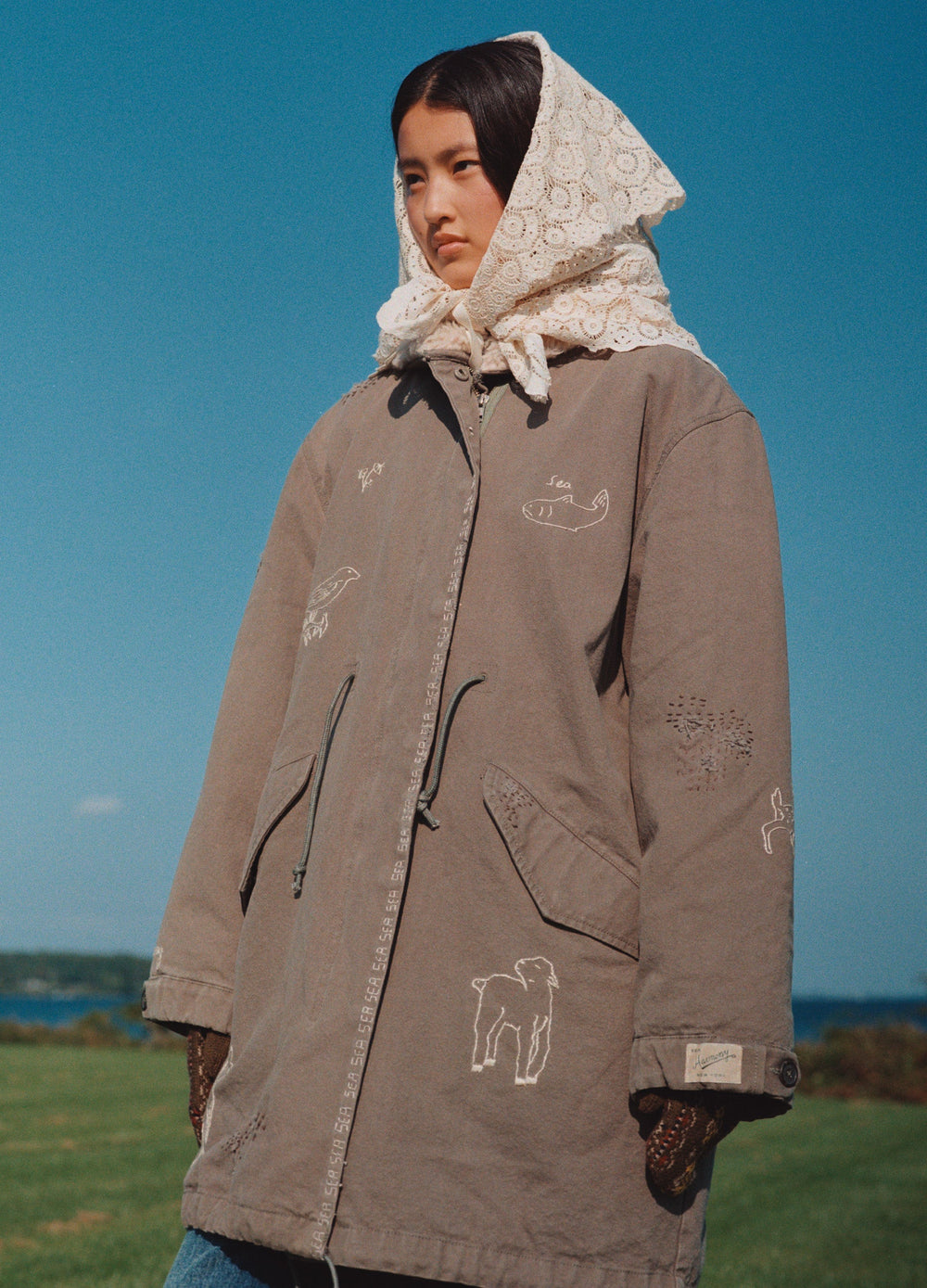 Sea New York Miles Parka - Army