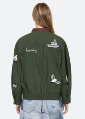 Sea New York Clyde Jacket - Army