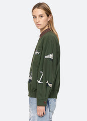 Sea New York Clyde Jacket - Army