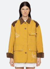 Sea New York Clyde Barn Jacket - Yellow