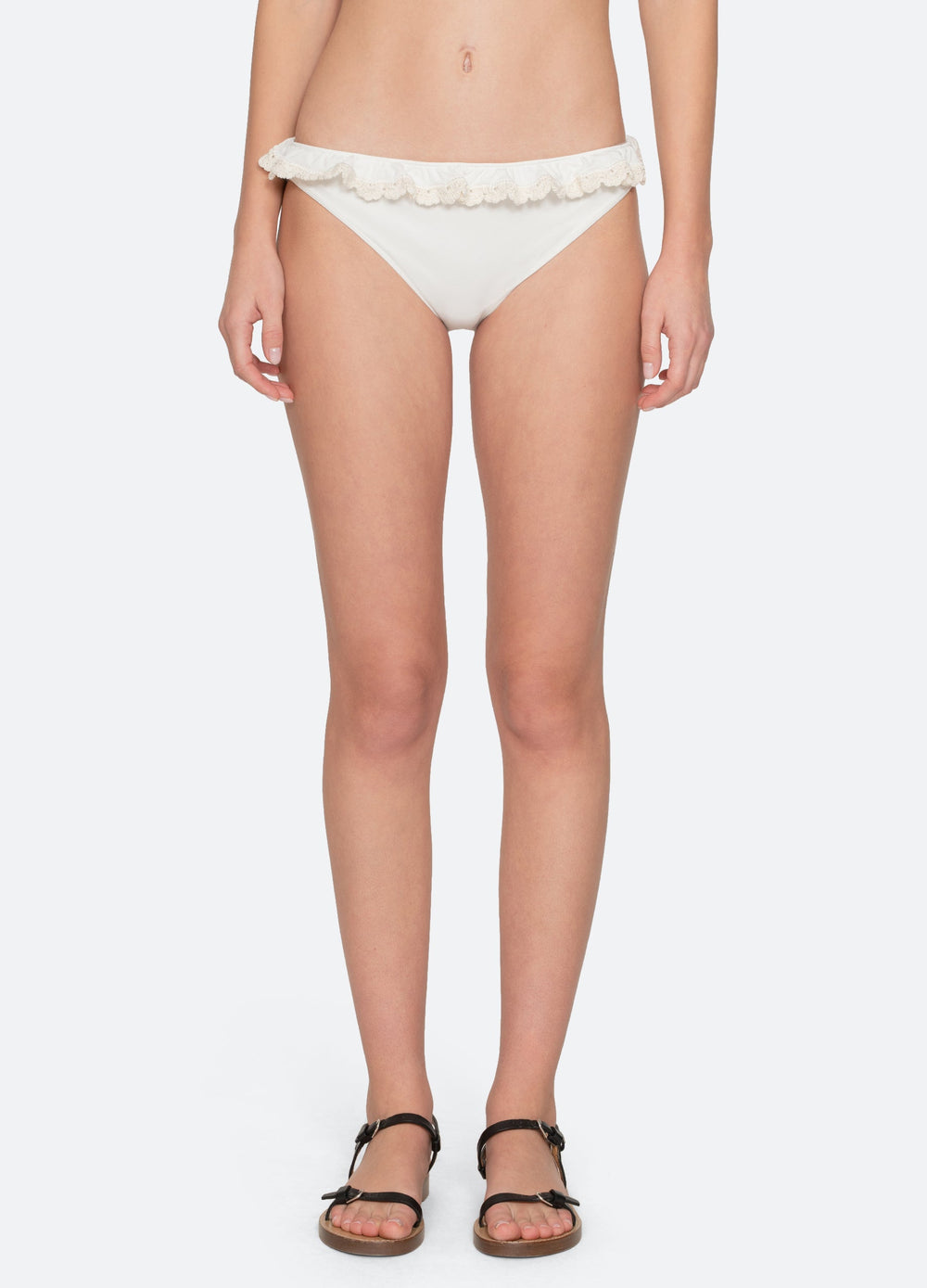 Sea New York Madelyn Bikini Bottom - White