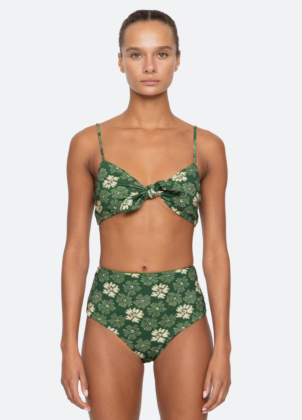 Sea New York Gloria Bikini Top - Green
