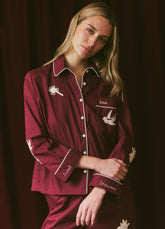 Sea New York Mika PJ Set - Burgundy