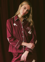 Sea New York Mika PJ Set - Burgundy