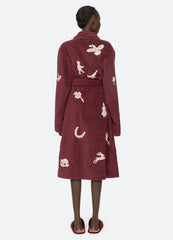 Sea New York Mika Robe - Burgundy