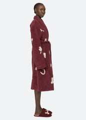 Sea New York Mika Robe - Burgundy