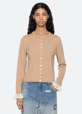 Sea New York Diane Cardigan - Camel