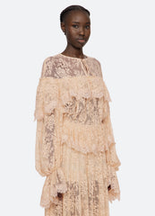 Sea New York Sharleen L/S Top - Khaki