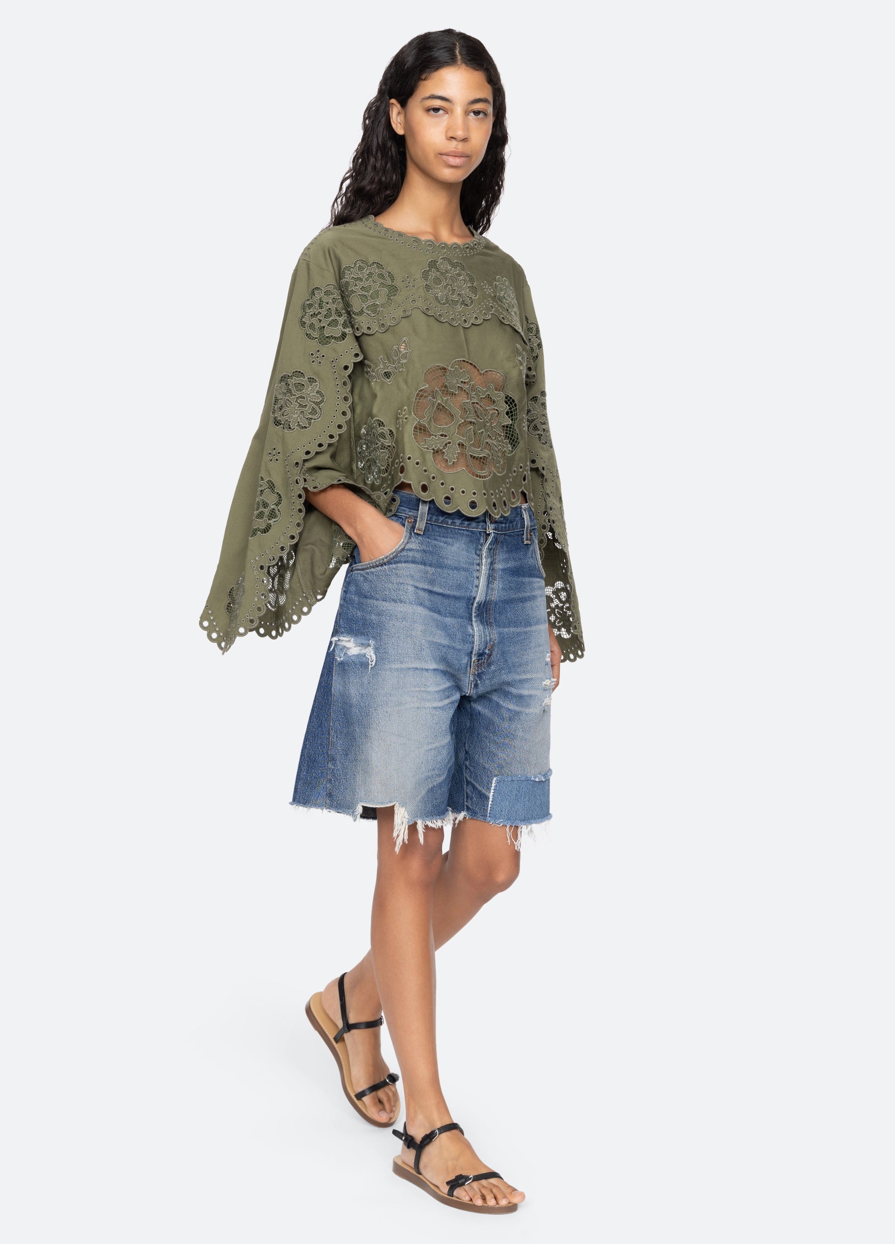 Sea New York Gardener L/S Top - White