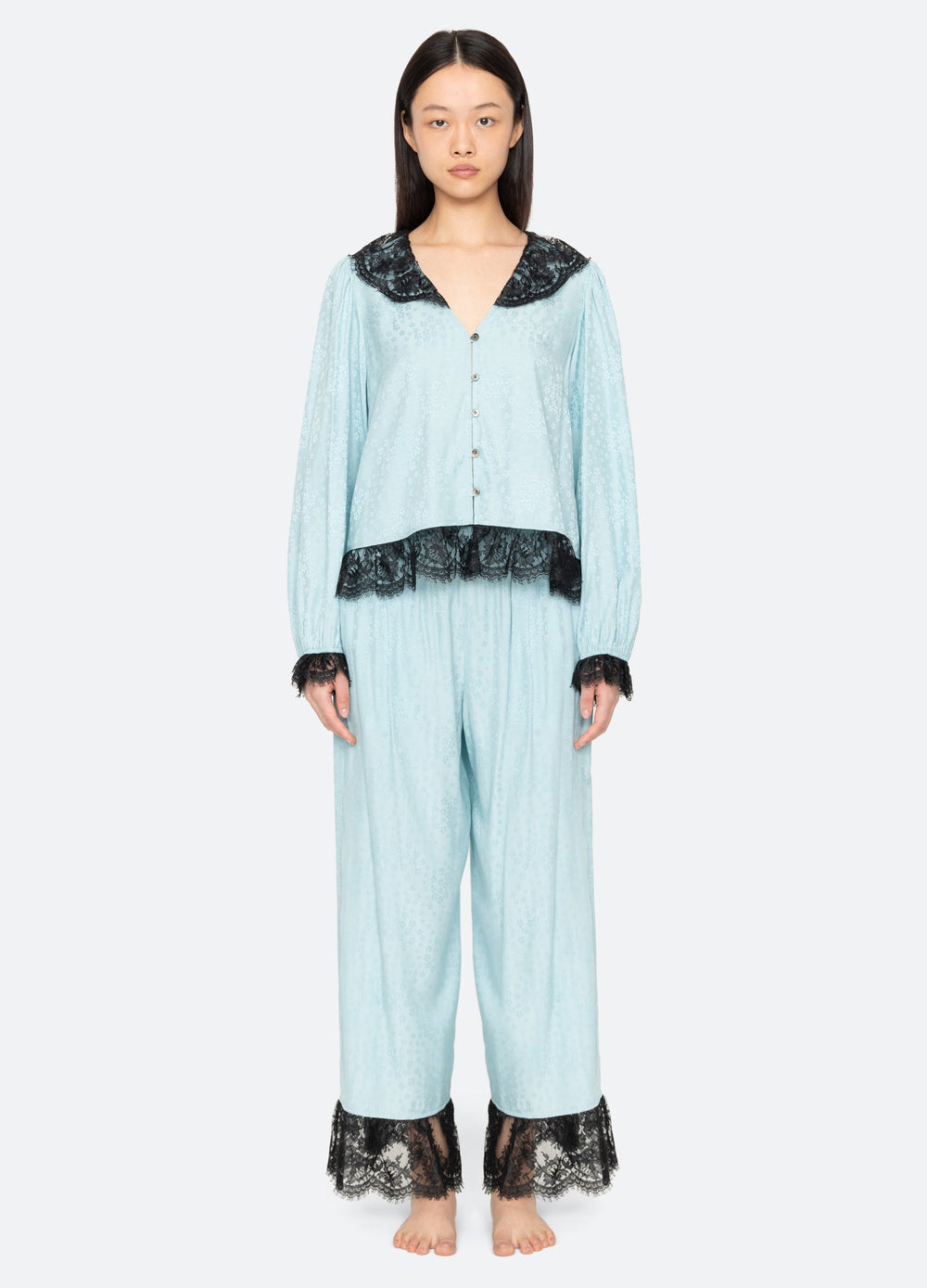 Sea New York Lila PJ Set - Blue