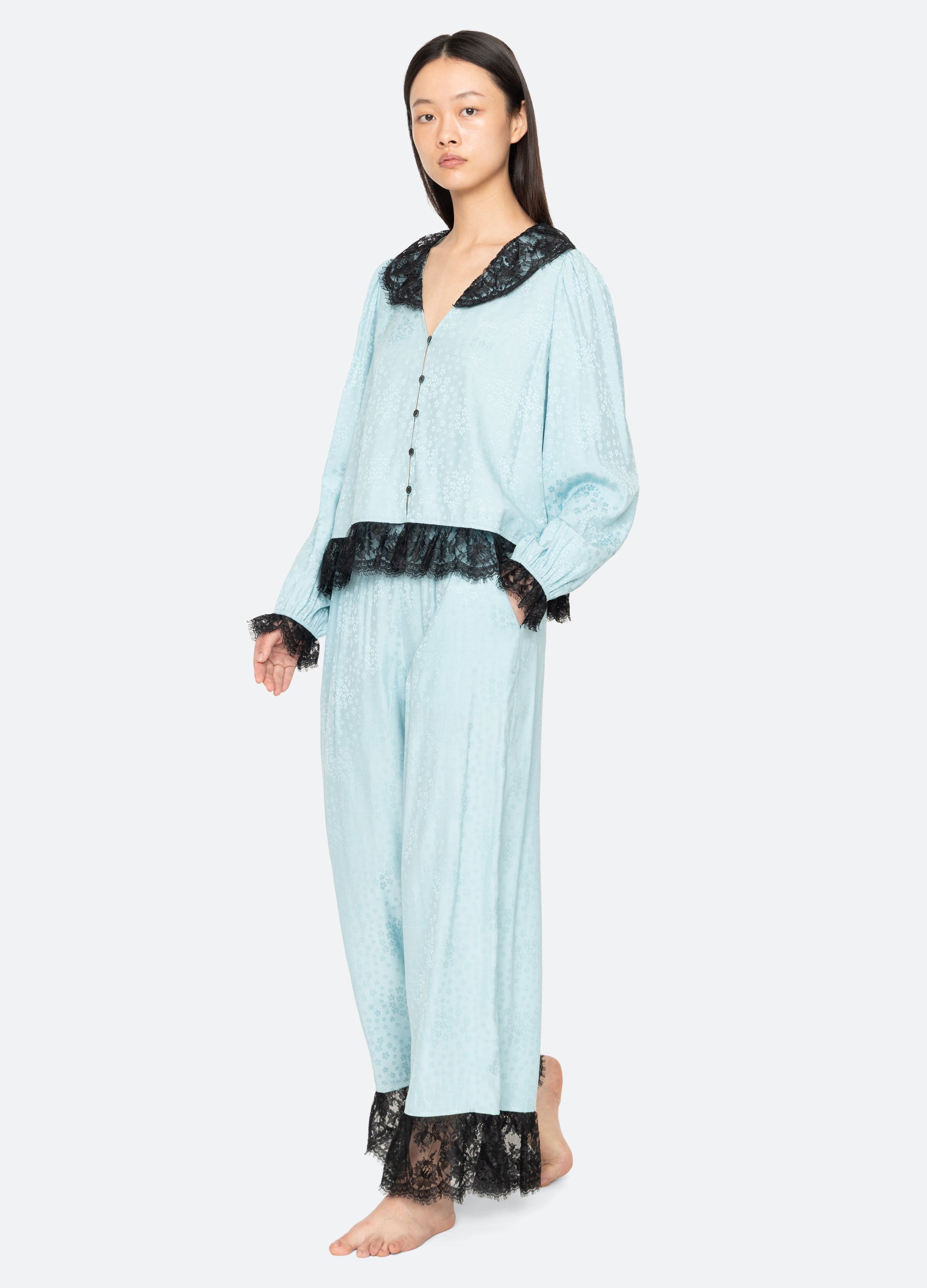 Sea New York Lila PJ Set - Blue