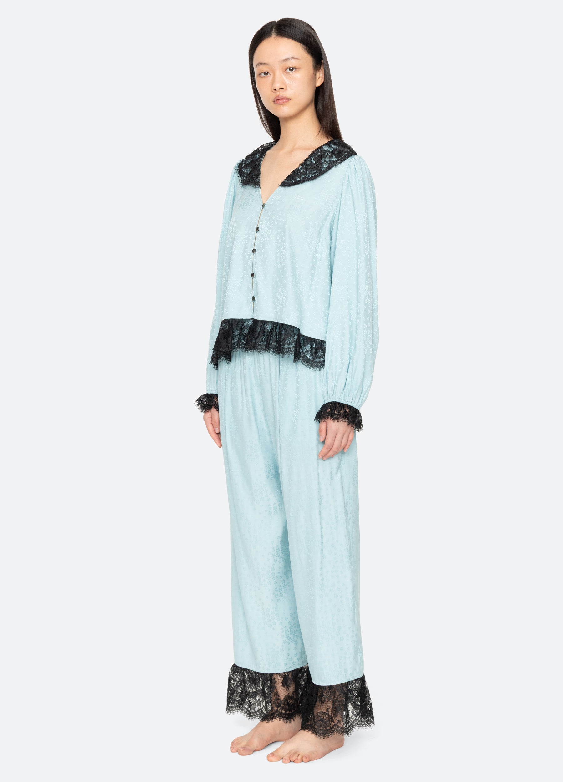 Sea New York Lila PJ Set - Blue