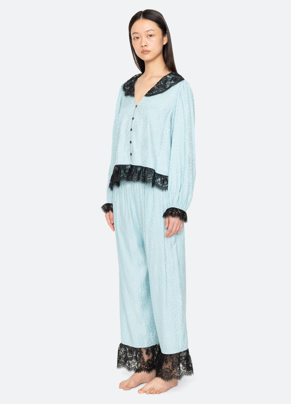Sea New York Lila PJ Set - Blue