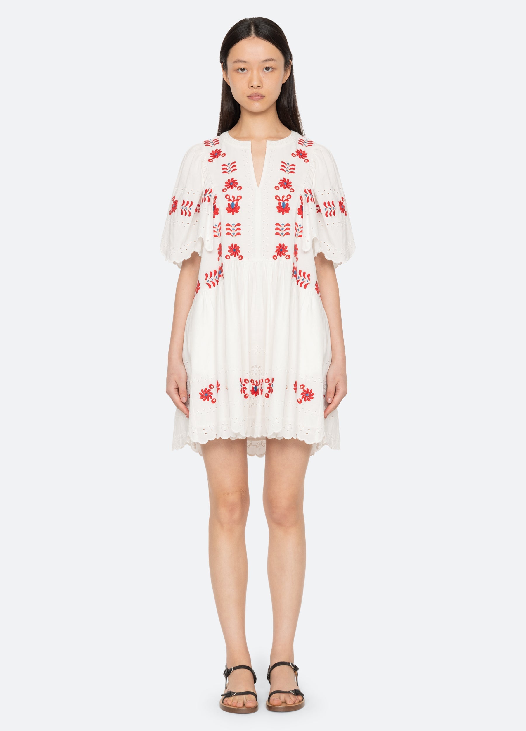Sea New York Catharina Mini Dress - Cream