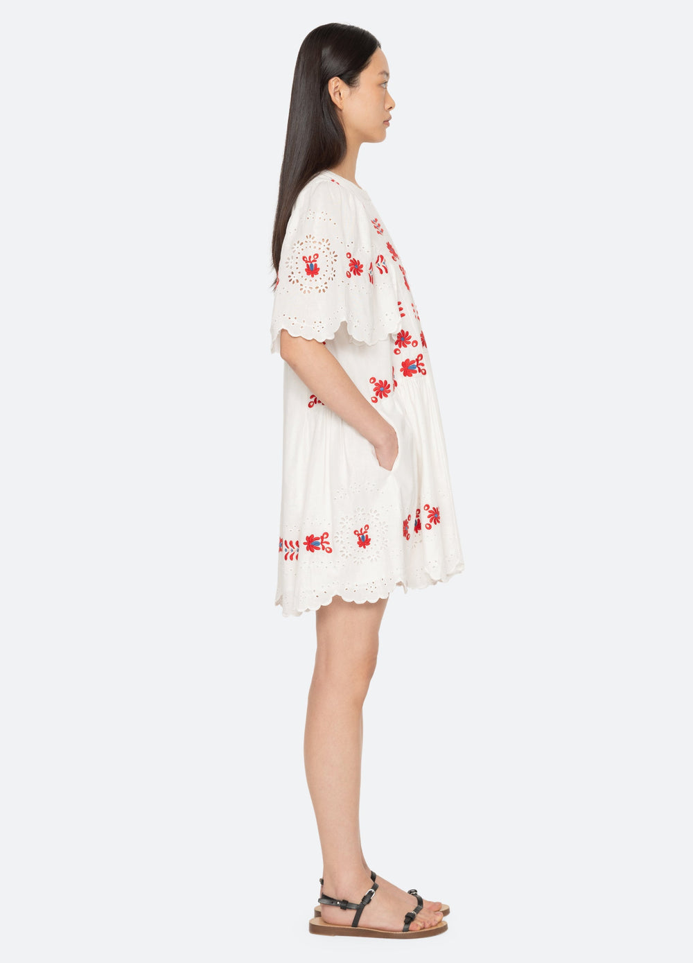 Sea New York Catharina Mini Dress - Cream