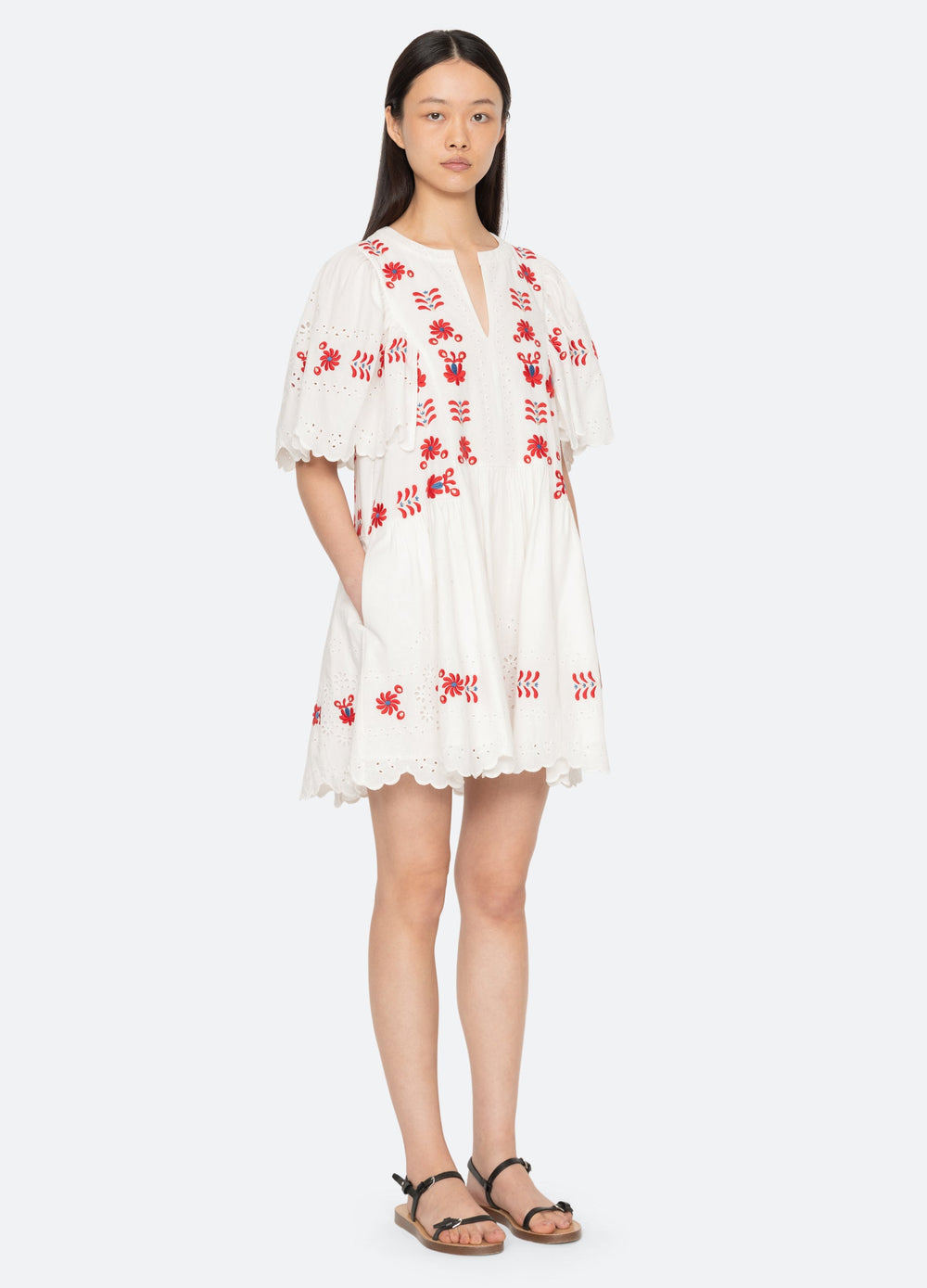 Sea New York Catharina Mini Dress - Cream