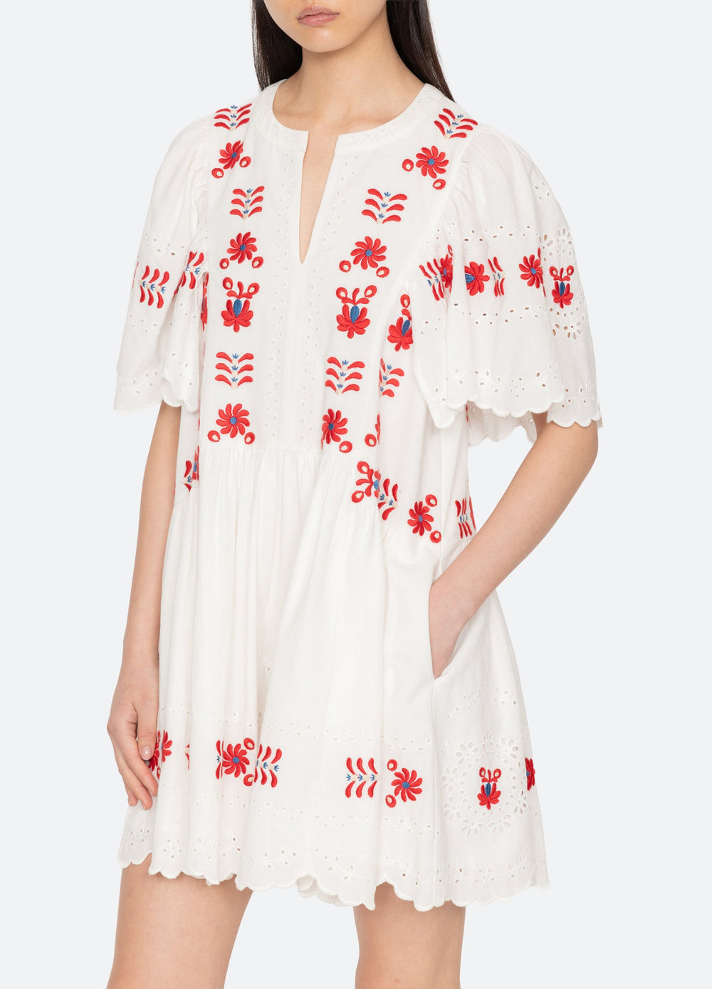 Sea New York Catharina Mini Dress - Cream