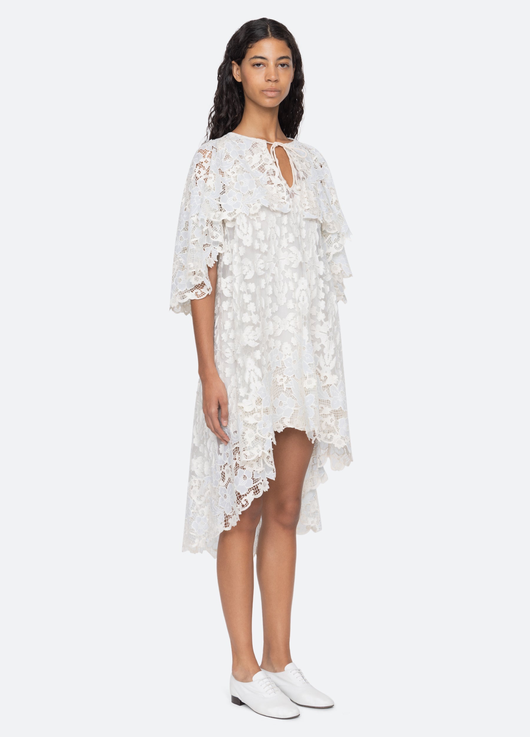 Sea New York Eileen Cape Dress - Blue