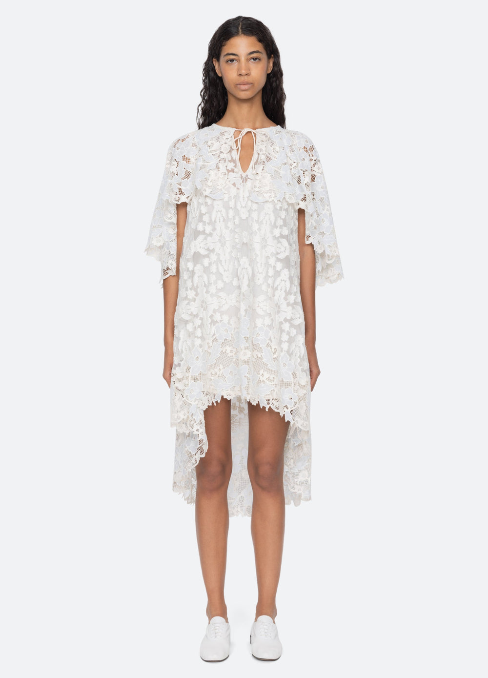Sea New York Eileen Cape Dress - Blue