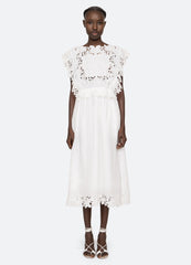 Sea New York Eleannora Midi Dress - White