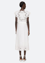 Sea New York Eleannora Midi Dress - White