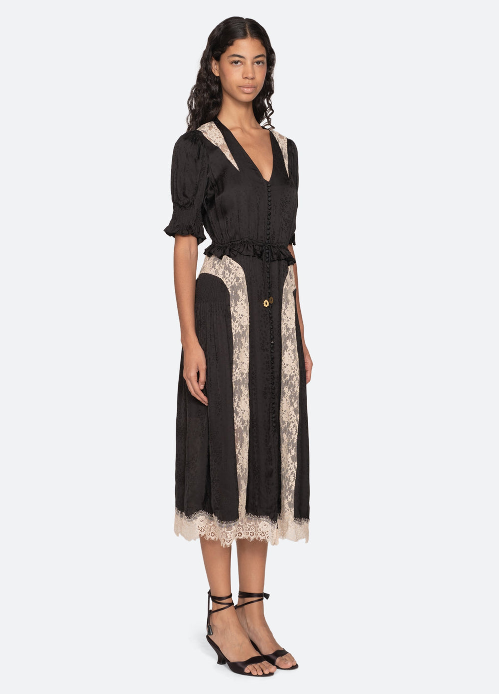 Sea New York Ethel Midi Dress - Black