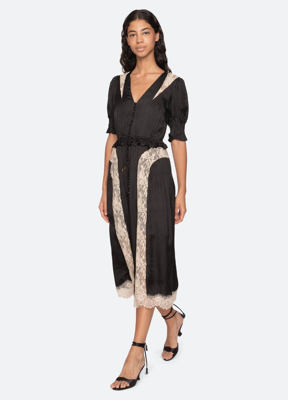 Sea New York Ethel Midi Dress - Black