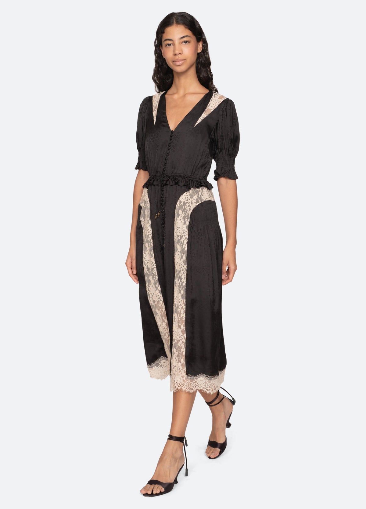 Sea New York Ethel Midi Dress - Black
