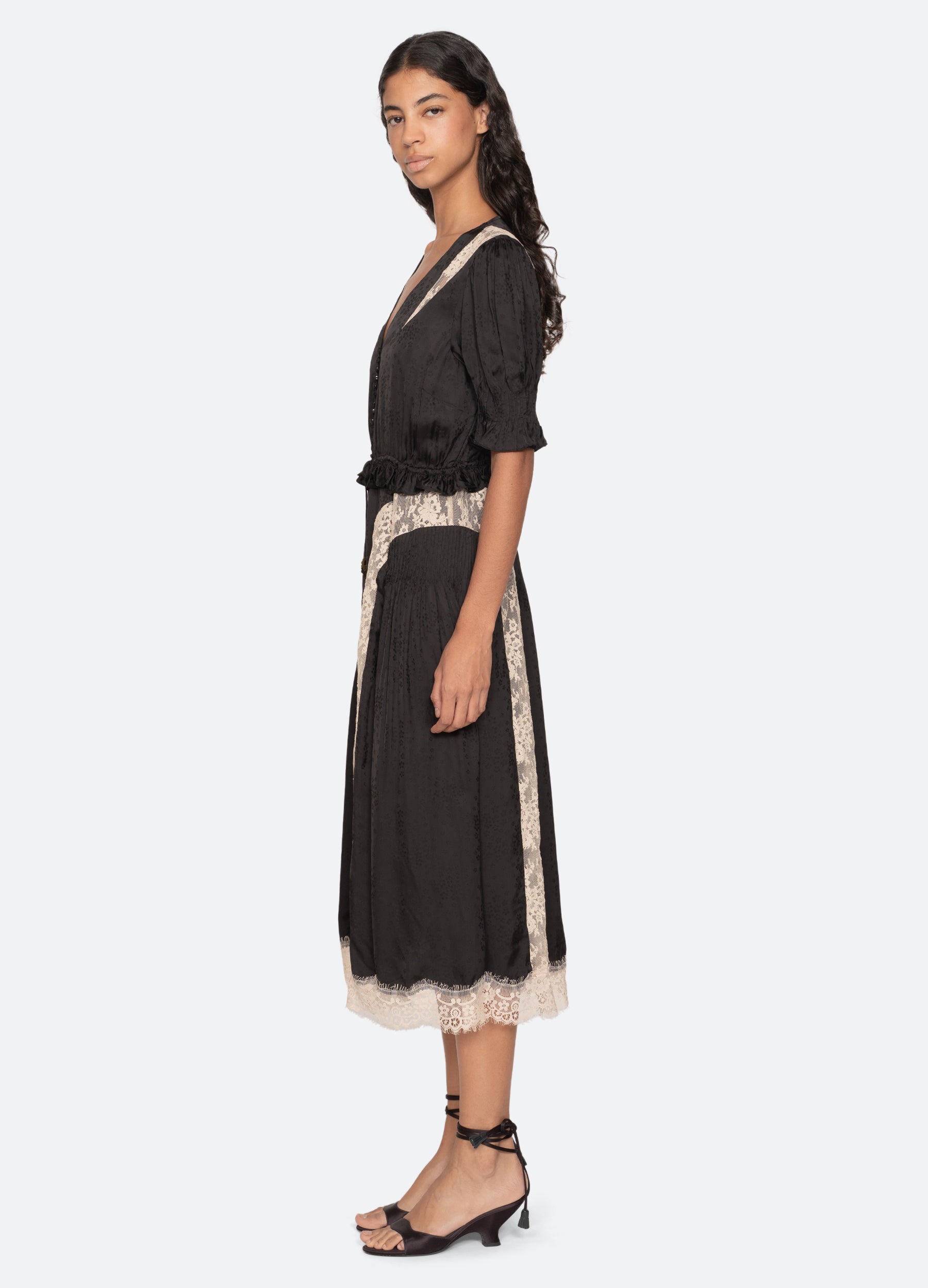 Sea New York Ethel Midi Dress - Black