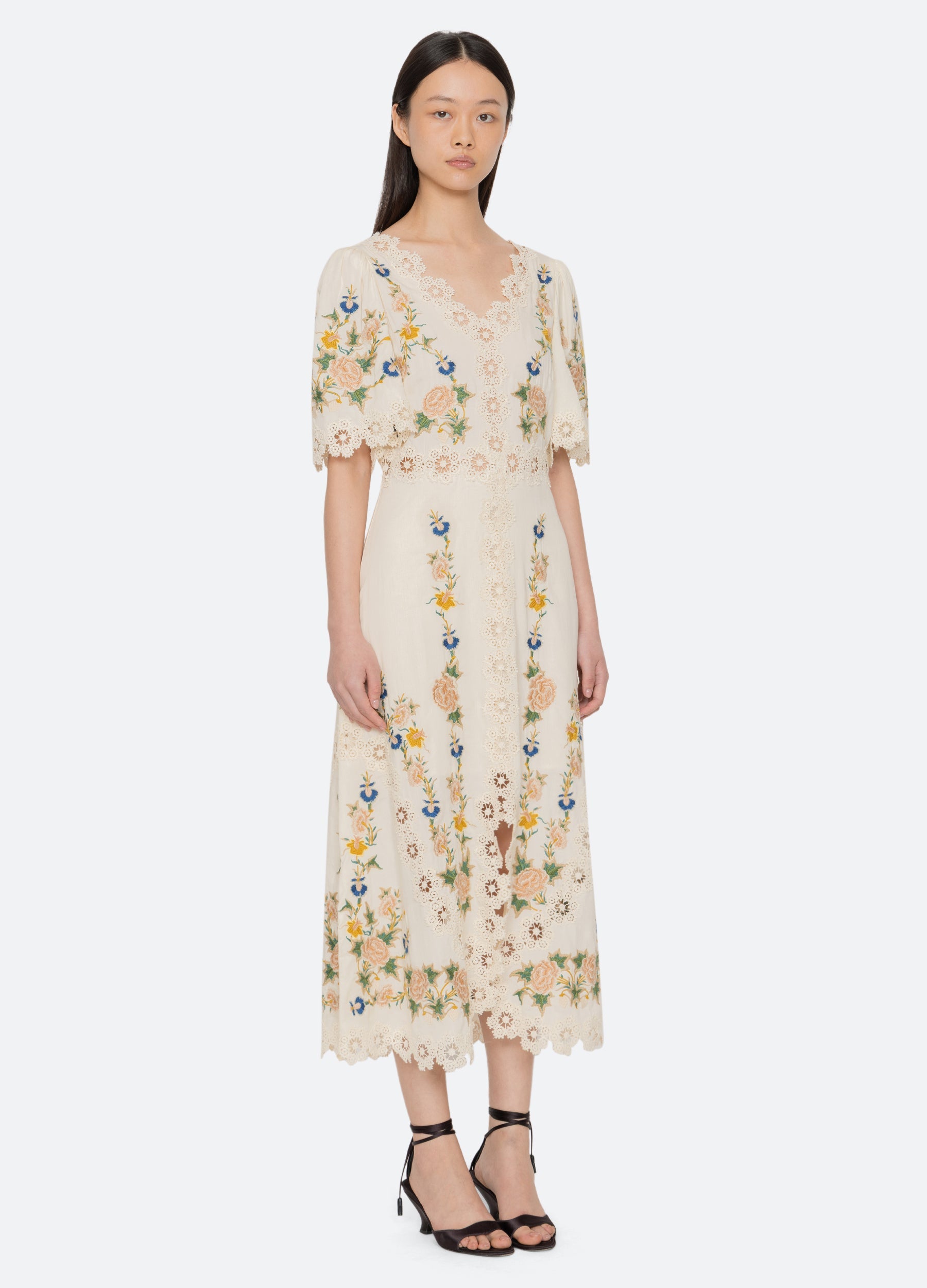 Sea New York Adonna S/S Dress - Cream
